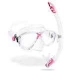Cressi Marea Maske Gamma Şnorkel Seti Clear-Pink