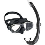 Cressi Perla Maske Mexico Şnorkel Seti Black