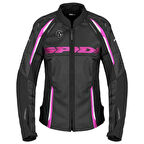 SPIDI RACE WARRIOR 2 NET LADY YAZLIK CEKET SİYAH FUŞYA