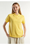 United Colors Of Benetton Kadın / Kız Sarı Polo Yaka Tişört (Model Kodu: 124P3Wg9D300E )