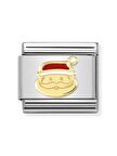Composable Classic Dekoratif Link - Noel - Noel Baba - (24 Face of Santa Claus) 18K Altın