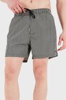 Emporio Armani Çizgili Mayo Short Erkek DENİZ ŞORTU EM000583 AF20445 F1039 SİYAH-BEJ