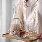 Paşabahçe Elysia Karaf - Ayaklı Bardak - Çerez Takımı - Çeyiz Seti 9 Parça