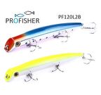 PROFISHER 2 Renk Set 2 Kanca Sahte Balık Yem 17 gr 12 cm Surface Sub