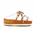 Kadın Kar Botu 14602400-001 Moon Boot Mule Shearlıng Whisky/Off White