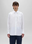 Aspesi Regular Fit Gömlek Yaka Beyaz Erkek Gömlek A CE36 C118