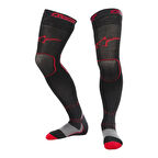 Alpinestars MX Plus Uzun Off-Road Çorabı Siyah  Kırmızı