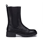 Kadın Çizme OXW002900 OXS FRANK 0029 MID W LEATHER Black