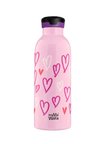 Mamawata Hearts Pipetli Çocuk Termos Matara 470 ml Paslanmaz Çelik Sızdırmaz Yalıtımlı Suluk