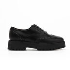 Nero Giardini  Kadın Oxford ( Klasik) I514001D 100 NeroGiardini GGUANTO NERO TR TAVERNA 7724 LIGH Nero