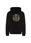 Just Cavalli Kapüşon Yaka Siyah Erkek Sweatshırt 75OAIT09