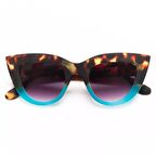 Okkia Claudia Big Cat Güneş Gözlüğü Havana Mavisi