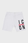 Dsquared2 Çocuk Short DQ0250-D002Y WHITE