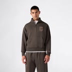 Champion Half Zip  Erkek Yeşil Sweatshirt
