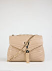Valentino Bej Kadın Omuz Çantası VBS8DN10