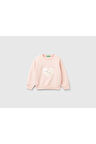 United Colors Of Benetton Kız Çocuk / Kız Pembe Sweatshırt (Model Kodu: 124A39M2G10Gd )