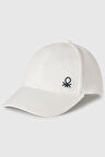 United Colors of Benetton Çocuk Cap Şapka Beyaz 6YCTGA012