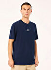 Oakley BARK NEW SS Lacivert Bisiklet Yaka Normal Düz Erkek T-Shirt