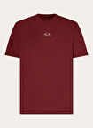 Oakley BARK NEW SS Kırmızı Bisiklet Yaka Normal Düz Erkek T-Shirt