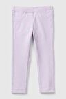 Kız Çocuk Dar Kesim Pantolon - Lila | 5-6