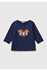 United Colors Of Benetton Bebek Lacivert Tişört (Model Kodu: 3Atna105L )