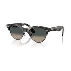 Ray-Ban RB 2341 143371 54 Clubmaster Way Unisex Oval Gri Kırçıllı Kombine Güneş Gözlüğü