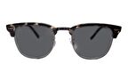 RAY-BAN  3016 1336/71 51 CLUBMASTER Unisex SİYAH Köşeli Çerçeve Güneş Gözlüğü