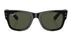 RAY-BAN  0840S 901/31 51 MEGA WAYFARER Unisex SİYAH Köşeli Çerçeve Güneş Gözlüğü