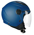 CGM 2MHA S-KAP ÇOCUK AÇIK MOTOSİKLET KASKI MAVİ / YL