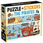 Headu Puzzle + Stickers The Pirates (+3 Yaş)