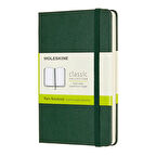 Moleskine Sert Kapak Defter Mersin Yeşili (Çizgisiz - 13x21)