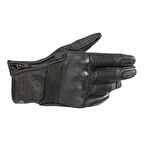 Alpinestars Rayburn V2 Korumalı Deri Motosiklet Eldiveni Siyah