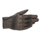 Alpinestars Rayburn V2 Korumalı Deri Motosiklet Eldiveni Kahverengi