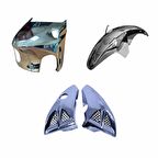 Cg Nikel Üçlü Set (Sakal-Bıyık-Çamurluk)