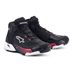 Alpinestars CR-X DS Korumalı Kadın Motosiklet Botu Siyah  Beyaz  Kırmızı