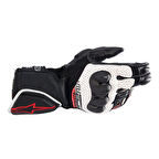 Alpinestars SP-8 V3 AirFlow Korumalı Motosiklet Eldiveni Siyah  Beyaz  Kırmızı