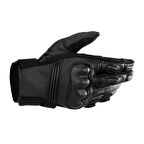 Alpinestars Stella Phenom Deri Korumalı Kadın Motosiklet Eldiveni Siyah