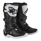 Alpinestars TECH 3S Kros Genç Motosiklet Botu Beyaz  Siyah