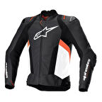 Alpinestars Missile V3 Airflow Deri Korumalı Motosiklet Montu Siyah  Beyaz  Kırmızı