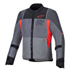 Alpinestars ST-2 Air Korumalı Motosiklet Montu Gri  Kırmızı  Siyah