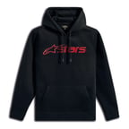 Alpinestars Blaze Hoodie Kapüşonlu Sweatshirt Siyah  Kırmızı