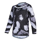 Alpinestars Youth Fluid Lahnd Genç Off-Road Motosiklet Jerseyi Gri Kamo