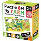 Headu 8+1 Çift Taraflı Çiftliğim Yapboz IT20867