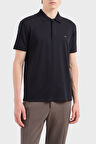 Emporio Armani Streç Pamuklu Regular Fit Fermuarlı Polo Yaka T Shirt Erkek POLO YAKA T SHİRT EM001146 AF13742 UB118