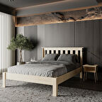 Shark New Ahşap Vernik Karyola | Kolay Kurulum