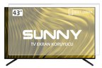 SUNNY SN043LED013 TV EKRAN KORUYUCU - Sunny 43" inç Tv Kırılmaz Koruma Paneli