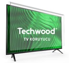 Techwood 43US902 TV EKRAN KORUYUCU - Techwood 43" inç Tv Ekran Kırılmaz Koruyucu Paneli