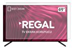 REGAL 49R7560UA TV EKRAN KORUYUCU - Regal 49" inç Tv Ekran Koruyucu Şeffaf Paneli