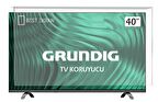 GRUNDIG 40VLX8650BP TV EKRAN KORUYUCU - Grundig 40" inç  Ekran Koruma Şeffaf panel