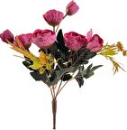 Yapay Çiçek Erengül Demeti 5 Dallı Pembe Koyu